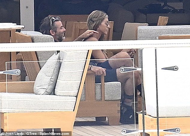 The pair exchanged loving PDA during the day