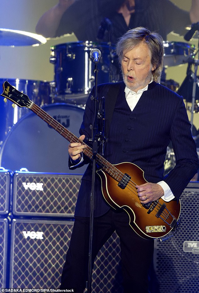The 85-year-old music icon, who led two legendary bands¿the Beatles and Wings¿makes a surprise cameo in the upcoming Spinal Tap sequel , Spinal Tap II: The End Continues, hitting theaters this September; (seen in 2024)