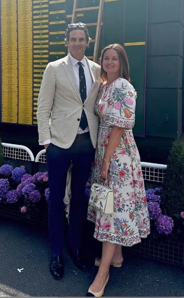 Princess Kate's ex-boyfriend Rupert Finch with Lady Natasha Rufus Isaacs, daughter of the Marquess of Reading