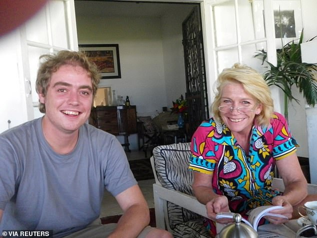 Alexander Monson, who died in police custody in Kenya in 2012, pictured with his mother Hilary