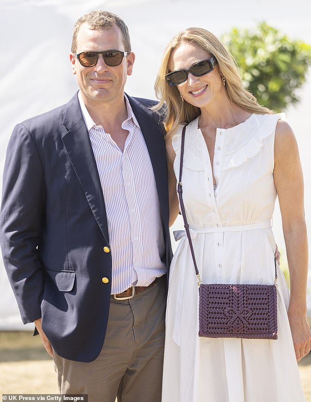 Peter Phillips and Harriet Sperling attend The Royal Charity Polo Cup 2025 at Guards Polo Club