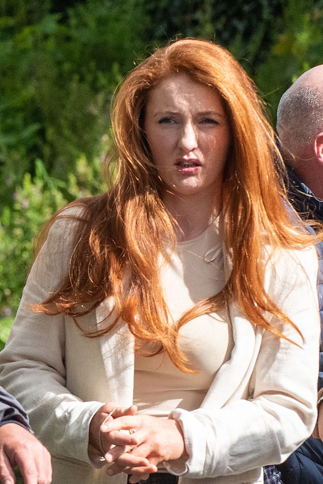 Creswell, who was accused of Katie's murder, had two children with her older sister, Christina (pictured)