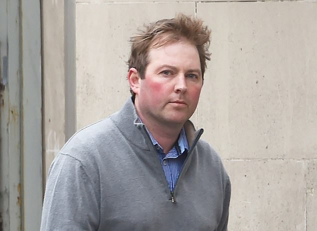 Creswell, 36, (pictured outside court) had been charged with the rape and murder of Katie and was two days into his trial when he killed himself