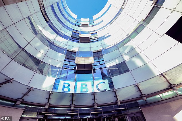 It emerged this week that Wallace has been banned from working at the BBC after executives decided they were not confident that he could change his behaviour. Pictured: BBC Broadcasting House in London