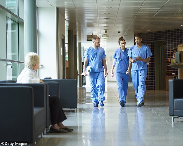 The BMA is demanding a 29 per cent increase in wages for its resident doctors (pictured) in order to stave off strikes, although that figure is controversial since it is calculated using the retail price index - a statistic no longer used by the government since 2013