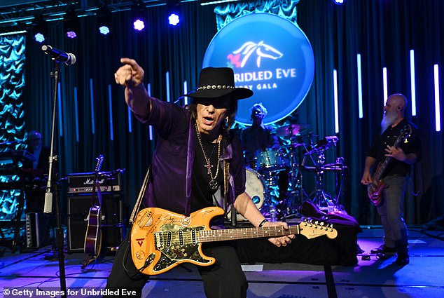 Sambora, pictured in May 2024, has been utterly focused on getting back to full fitness and is now on the mend