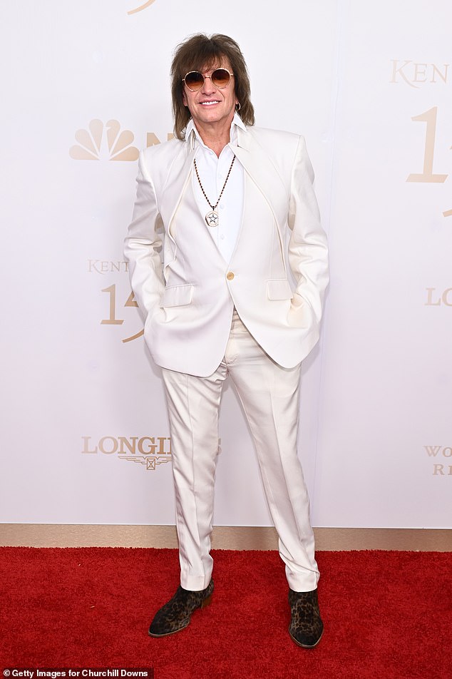 Sambora, pictured in May 2024, had his hand surgery a week after the Kentucky Derby