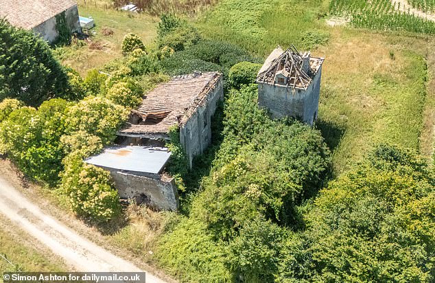Despite losing their Welsh home, the Winns still owned the doer-upper they’d bought in south-west France. The house now sits derelict and overgrown