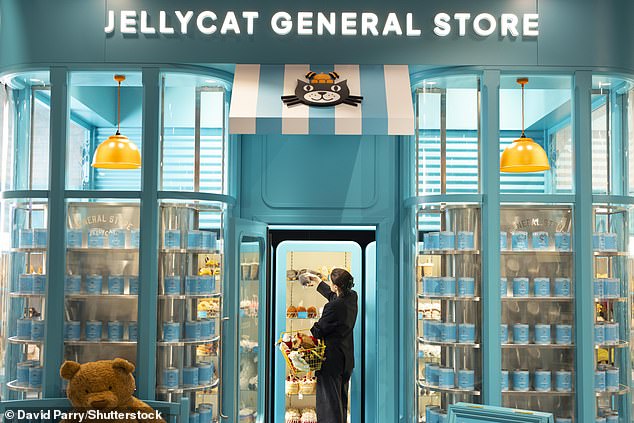 Jellycat's store at Selfridges in Birmingham was billed as the largest of its kind