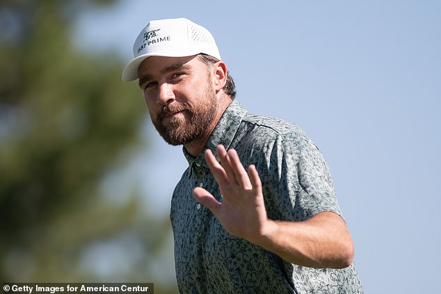 Travis was tied for 70th place after the first day of the American Century Championship