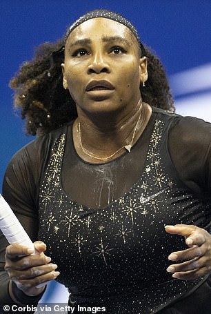 Williams is seen at the 2022 US Open