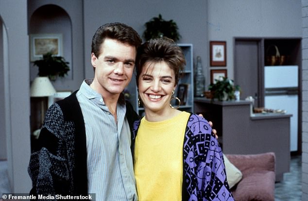 Pictured alongside Fiona Corke as Gail Robinson