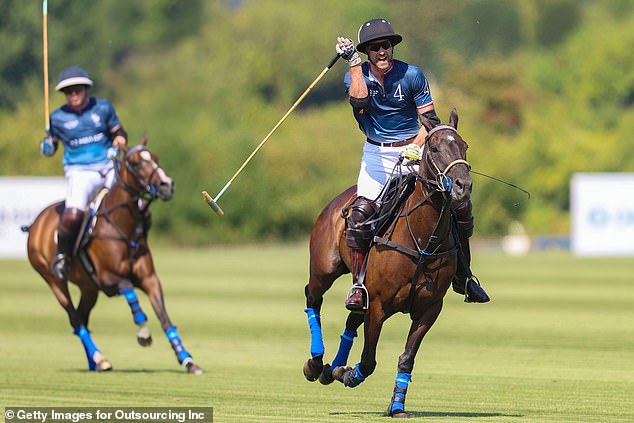 William put on a very animated display as the match got underway on Friday, July 11