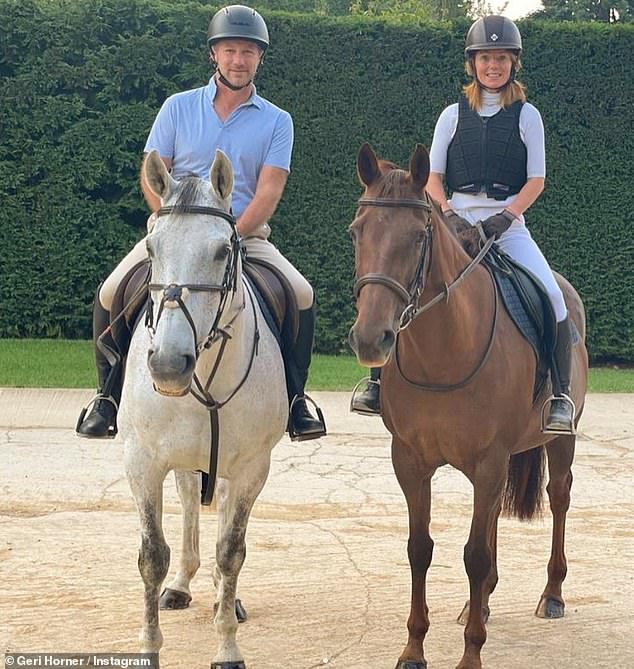 Geri is believed to be the driving force behind an equine empire the couple run