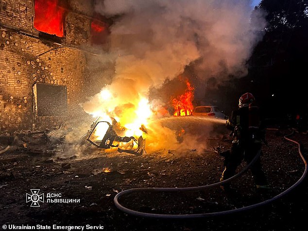 Russia staged the most intense attacks of the war on western Ukraine. Estimates suggested between 20 and 30 missiles and up to 700 military drones were unleashed