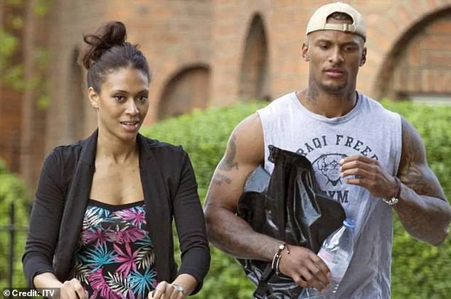 The fitness fanatic was a father to two-year old son Logan with former partner Rachel Christie (pictured) when he met Brook in 2013