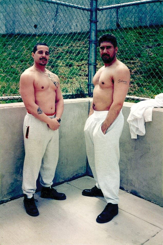 Henry, with a fellow inmate at the Lompoc Penitentiary in California