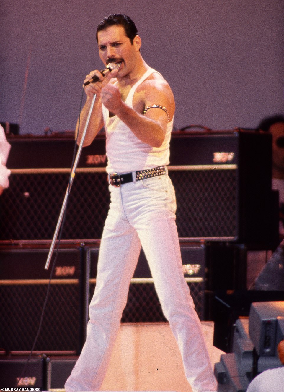 By common consent, one of the great stand-out moments was Queen’s electrifying set, led by the irreplaceable Freddie Mercury, which took the show to another level, according to Murray Sanders - the photographer who documented the historic event 40 years ago