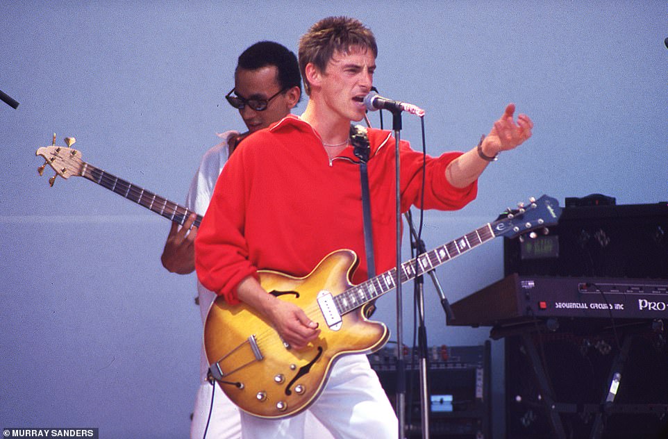 A very young and fresh-faced Paul Weller of The Style Council
