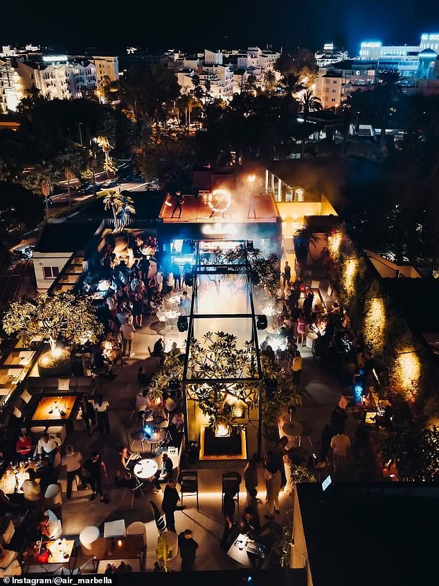 The luxury bar is likely to have hosted some of the world's most notorious gangsters owing to its association with Nero Vodka