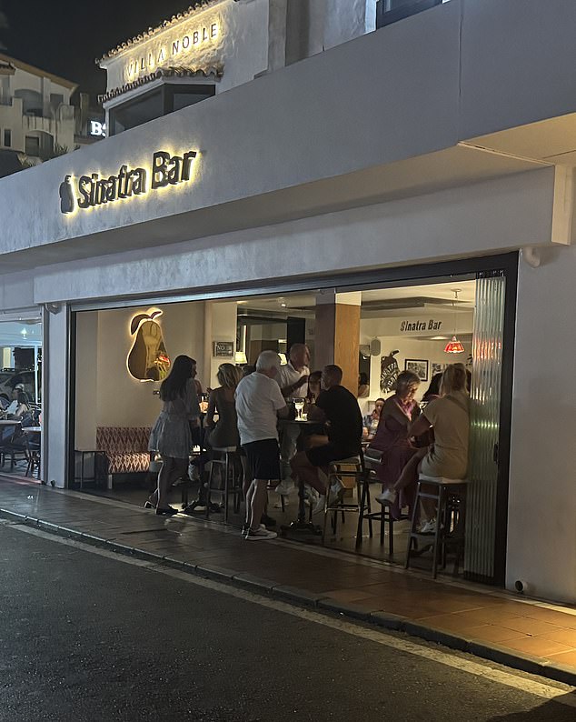 While it is not suggested that any of the people sitting in the bar that night were gangsters, it is a known hotspot for criminals