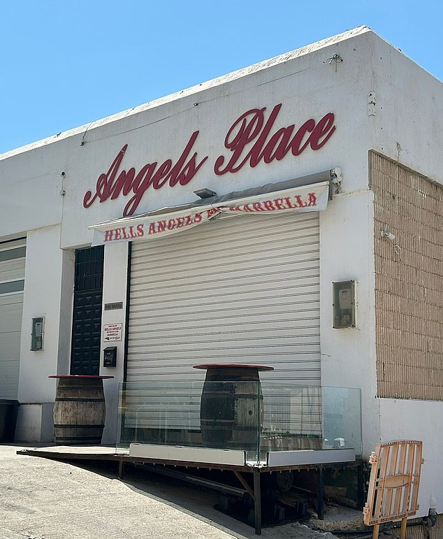 The Hells Angels Marbella headquarters in the eastern part of the seedy town