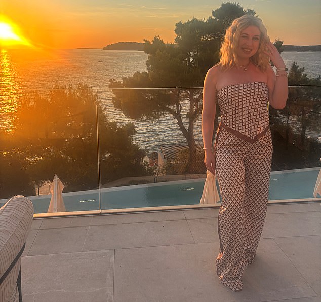 Hayley recommends splashing out on a meal at Sophia, the hotel¿s restaurant, where she's pictured above. It's named after actress Sophia Loren, who once stayed at the Grand Brioni