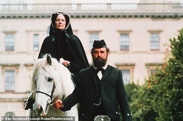 Victoria was buried with his mother's wedding ring on her right hand and a photograph of him in her left. Pictured: Judi Dench and Billy Connolly as Victoria and John in 1997 film Mrs Brown