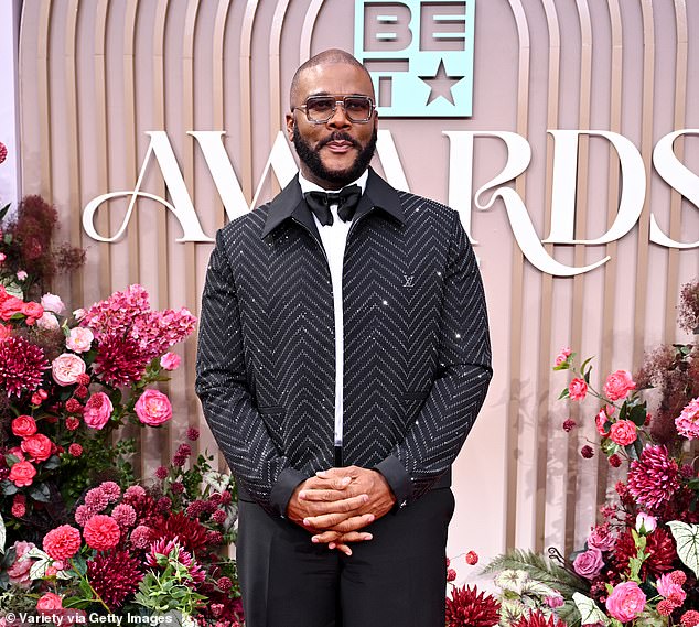 Dixon said in legal docs reviewed by DailyMail.com last month that Perry, 55, aggressively tried to establish a sexual dynamic between them when he appeared on two of Perry's programs on BET: Ruthless and The Oval. Perry has denied the claims - Pictured June 9 in LA