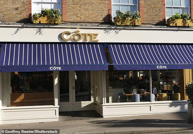 The news comes after the brand shut its locations in Gloucester Quays and London's Hampstead (stock image of Côte Brasserie)