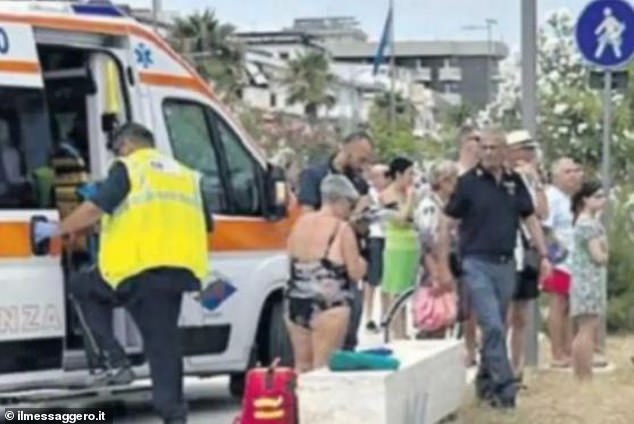 Upon realising what had happened Riccardo's father, along with beachgoers and lifeguards, began frantically digging through the sand, clawing at it with their bare hands as emergency services rushed to the scene. By the time emergency services arrived, Riccardo had already died