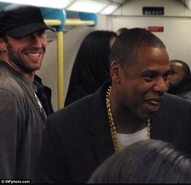 Jay Z was spotted travelling on London¿s underground after his performance at the O2 arena in London in 2013