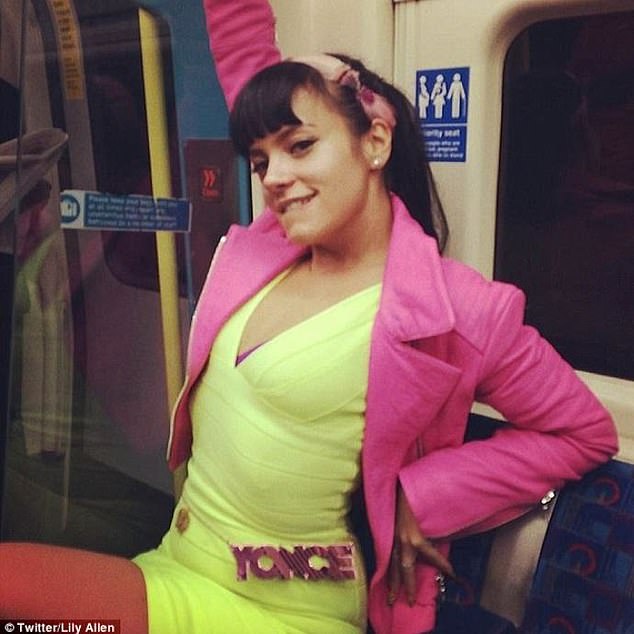Lily Allen caught the tube to Beyoncé's gig at London's O2 Arena in March 2014