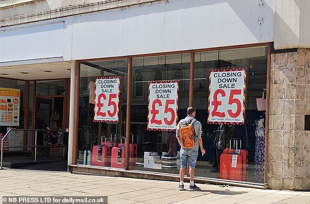 Big-name giants like Wetherspoons, M&S and McDonald's have abandoned the town