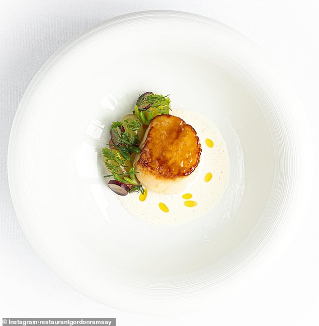 Its set lunch menu costs £125 before drinks while its 'carte blanche' menu which 'focuses on discovery and the element of surprise' and is bespoke to the diner costs £260