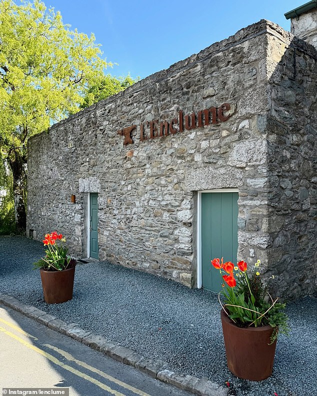 L'Enclume is a luxury modern British restaurant hidden in Cartmel, Cumbria and run by chef Simon Rogan and his partner Penny Tapsell in a converted 800-year-old smithy