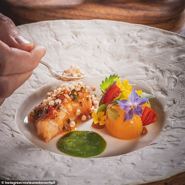 The award-winning restaurant is run by Mark Birchall who joined the stunning eatery in 2017 when the couple opened its doors to diners