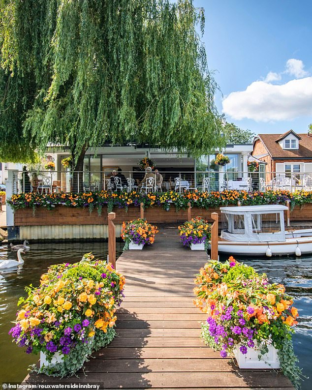 The Waterside Inn in Bray, Berkshire was founded by Michel and Albert Roux and has retained its three Michelin stars for 40 years