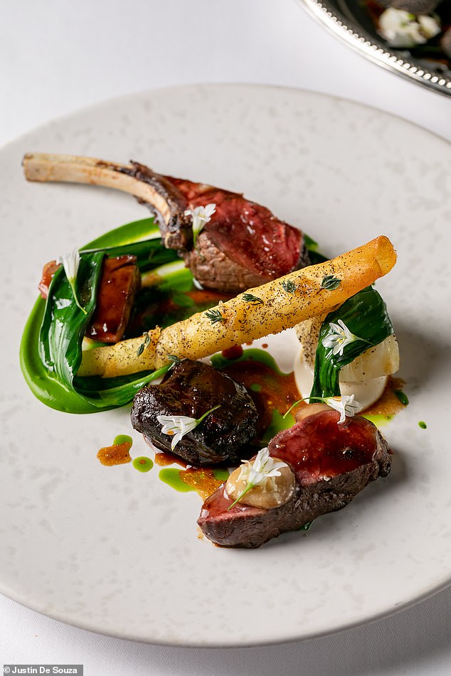 Diners can enjoy lobster with bergamot, apple marigold, wakame and cherry blossom or Iberian pork with karashi mustard, morel and umeboshi