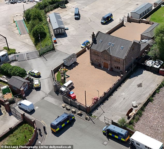 The site had become a growing problem in the local area, with nearby residents complaining of anti-social behaviour and fires started by the illegal burning of waste