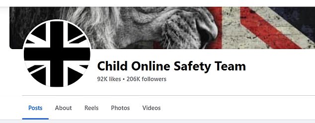 The sting that started the fire had been organised by vigilante group the Child Online Safety Team