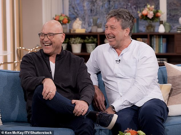 John Torode (right) co-hosted MasterChef with Gregg Wallace (left) for almost 20 years. He claimed he was too busy filming the finale of the amateur series of MasterChef to comment when the scandal first broke last year