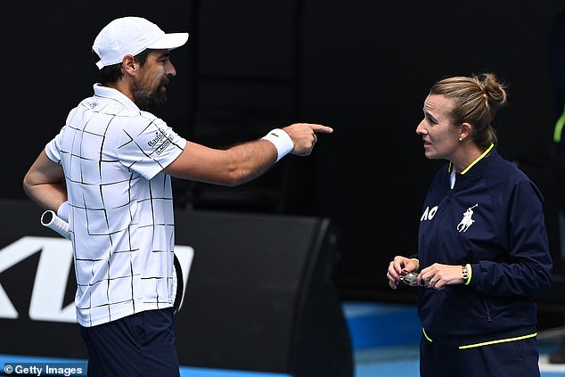 She once endured the wrath of Frenchman Jeremy Chardy after she missed a ball dropping out of Dan Evan's pocket during their match