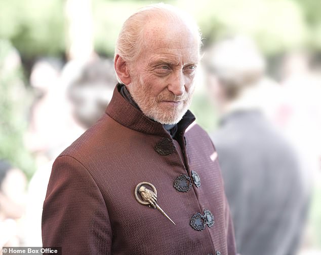 Charles Dance (pictured) - who played Tywin Lannister, head of the House Lannister dynasty, and father to Tyrion - was 'very tall and polite' when he asked the extra for a light