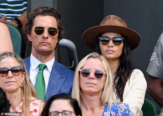 The Pantalones Tequila founder and the Brazilian model kept a low profile for the rare outing together as they watched on behind a set of sunglasses