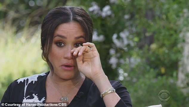 During their notorious interview with Oprah, Meghan said the pressure of being a working royal was so intolerable that it drove her to thoughts of suicide