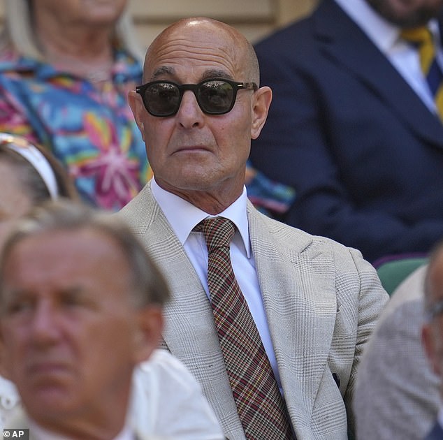 64-year-old American actor Stanley Tucci, known for his role Devil Wears Prada, sat in the Royal Box today