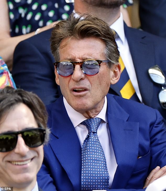 Sebastian Coe attended the Women's Singles final match between Iga Swiatek of Poland against Amanda Anisimova of the USA