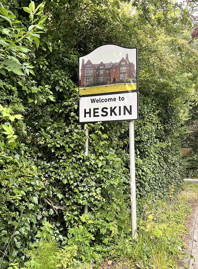 In the nearby village of Heskin, tensions are running high due to the development plans