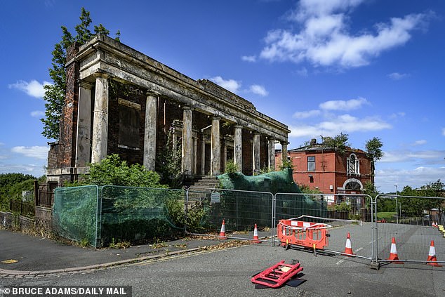 Pictured: Ruins of the historic Burslem Sunday School on Wesport Road. Now it lies abandoned